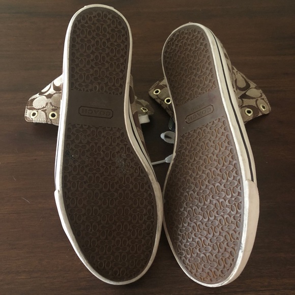 Coach Legacy Stripe women’s high top size 9.5 - Picture 8 of 8